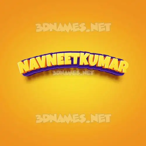 navneetkumar in Orange Toon style - 3D name wallpaper navneetkumar in Orange Toon style - 3D name wallpaper