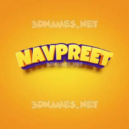 navpreet in Orange Toon style - 3D name wallpaper navpreet in Orange Toon style - 3D name wallpaper