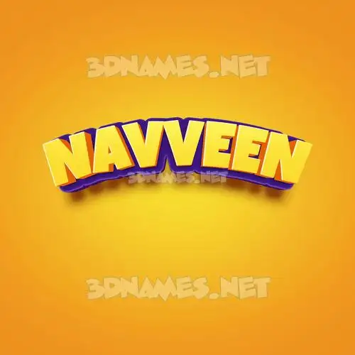 navveen in Orange Toon style - 3D name wallpaper navveen in Orange Toon style - 3D name wallpaper