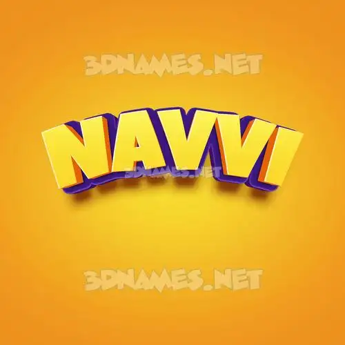 navvi in Orange Toon style - 3D name wallpaper navvi in Orange Toon style - 3D name wallpaper