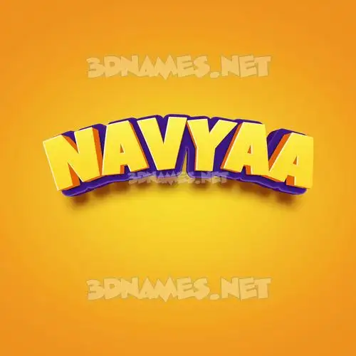 navyaa in Orange Toon style - 3D name wallpaper navyaa in Orange Toon style - 3D name wallpaper