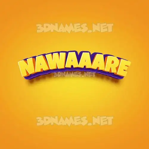 nawaaare in Orange Toon style - 3D name wallpaper nawaaare in Orange Toon style - 3D name wallpaper
