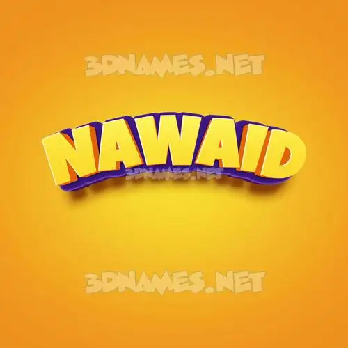 nawaid in Orange Toon style - 3D name wallpaper nawaid in Orange Toon style - 3D name wallpaper