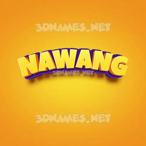 nawang in Orange Toon style - 3D name wallpaper nawang in Orange Toon style - 3D name wallpaper