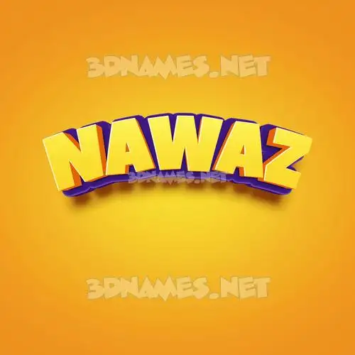 nawaz in Orange Toon style - 3D name wallpaper nawaz in Orange Toon style - 3D name wallpaper
