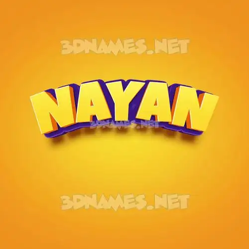 nayan in Orange Toon style - 3D name wallpaper nayan in Orange Toon style - 3D name wallpaper