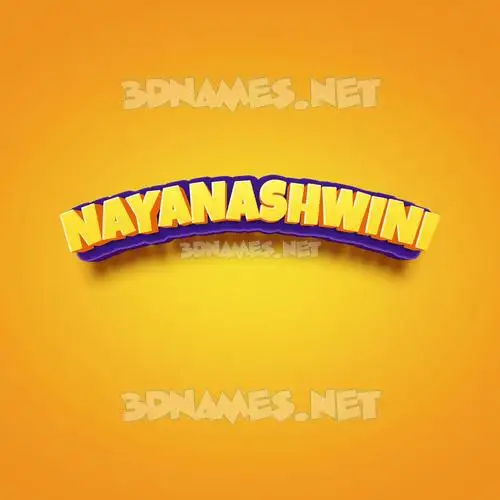 nayanashwini in Orange Toon style - 3D name wallpaper nayanashwini in Orange Toon style - 3D name wallpaper