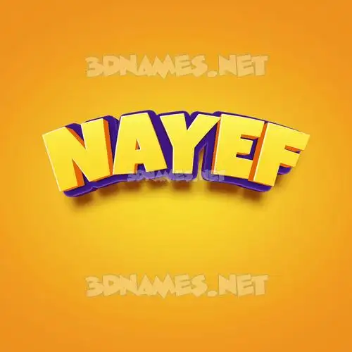 nayef in Orange Toon style - 3D name wallpaper nayef in Orange Toon style - 3D name wallpaper