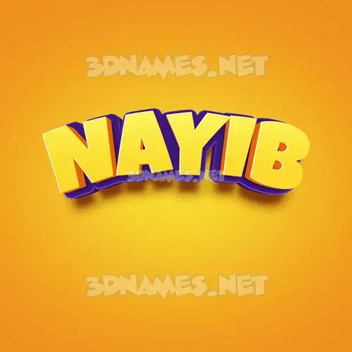 nayib in Orange Toon style - 3D name wallpaper nayib in Orange Toon style - 3D name wallpaper