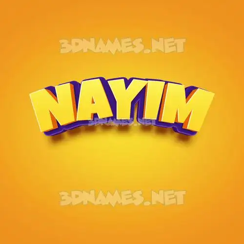 nayim in Orange Toon style - 3D name wallpaper nayim in Orange Toon style - 3D name wallpaper