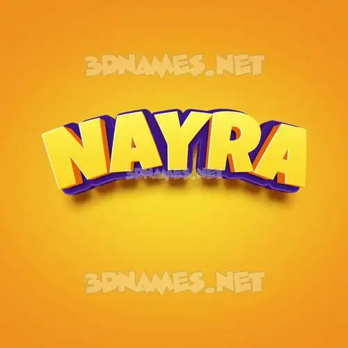 nayra in Orange Toon style - 3D name wallpaper nayra in Orange Toon style - 3D name wallpaper