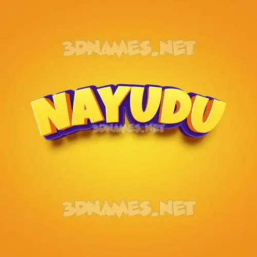 nayudu in Orange Toon style - 3D name wallpaper nayudu in Orange Toon style - 3D name wallpaper