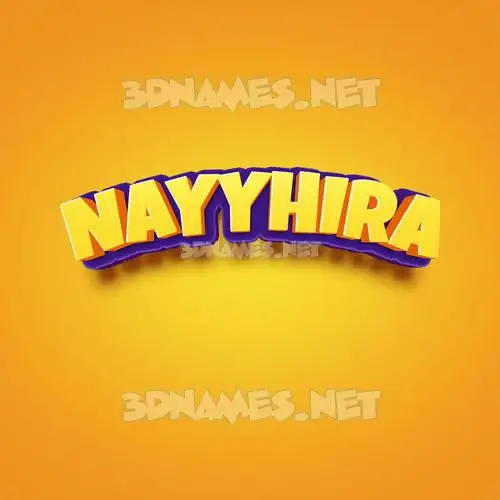 nayyhira in Orange Toon style - 3D name wallpaper nayyhira in Orange Toon style - 3D name wallpaper