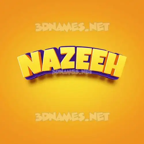 nazeeh in Orange Toon style - 3D name wallpaper nazeeh in Orange Toon style - 3D name wallpaper