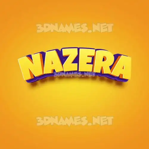 nazera in Orange Toon style - 3D name wallpaper nazera in Orange Toon style - 3D name wallpaper