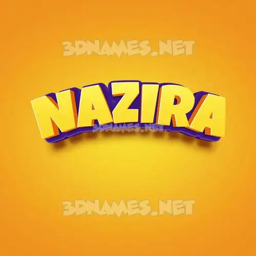 nazira in Orange Toon style - 3D name wallpaper nazira in Orange Toon style - 3D name wallpaper