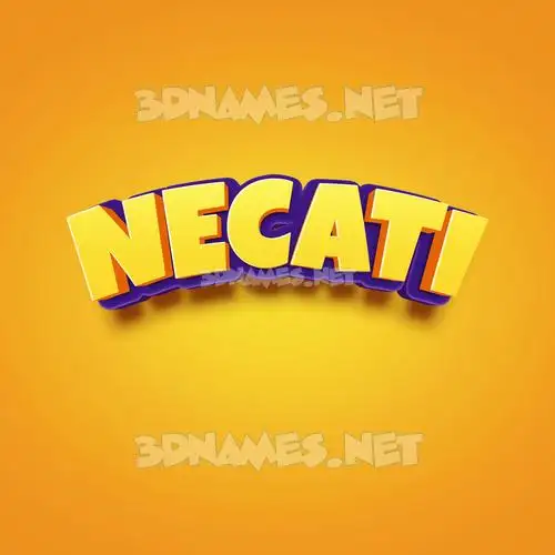 necati in Orange Toon style - 3D name wallpaper necati in Orange Toon style - 3D name wallpaper