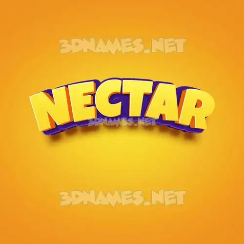 nectar in Orange Toon style - 3D name wallpaper nectar in Orange Toon style - 3D name wallpaper