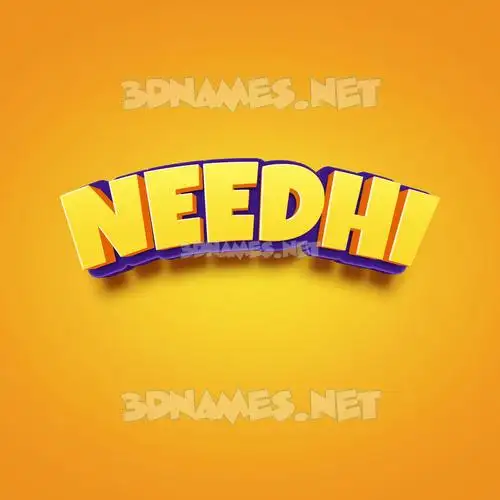 needhi in Orange Toon style - 3D name wallpaper needhi in Orange Toon style - 3D name wallpaper