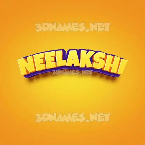 neelakshi in Orange Toon style - 3D name wallpaper neelakshi in Orange Toon style - 3D name wallpaper