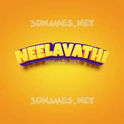 neelavathi in Orange Toon style - 3D name wallpaper neelavathi in Orange Toon style - 3D name wallpaper