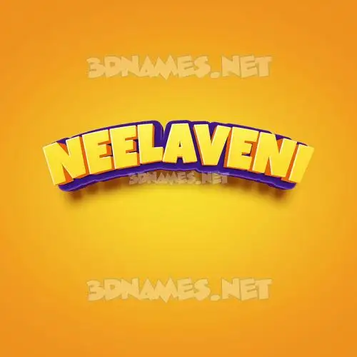neelaveni in Orange Toon style - 3D name wallpaper neelaveni in Orange Toon style - 3D name wallpaper