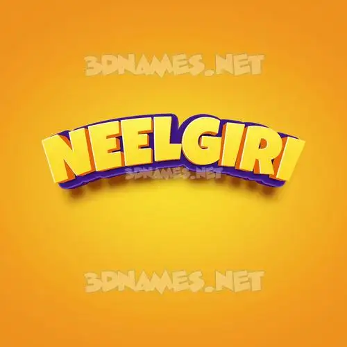 neelgiri in Orange Toon style - 3D name wallpaper neelgiri in Orange Toon style - 3D name wallpaper