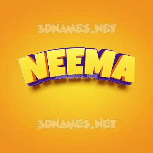 neema in Orange Toon style - 3D name wallpaper neema in Orange Toon style - 3D name wallpaper