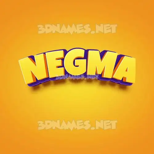 negma in Orange Toon style - 3D name wallpaper negma in Orange Toon style - 3D name wallpaper