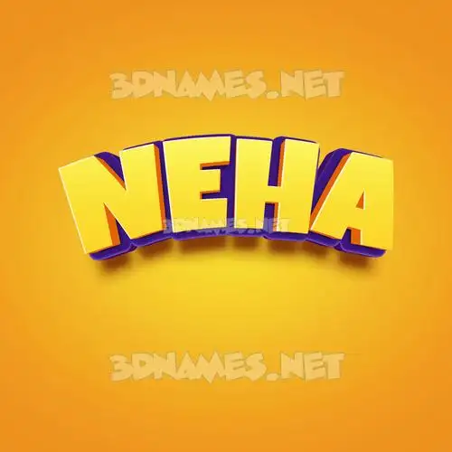 neha in Orange Toon style - 3D name wallpaper neha in Orange Toon style - 3D name wallpaper