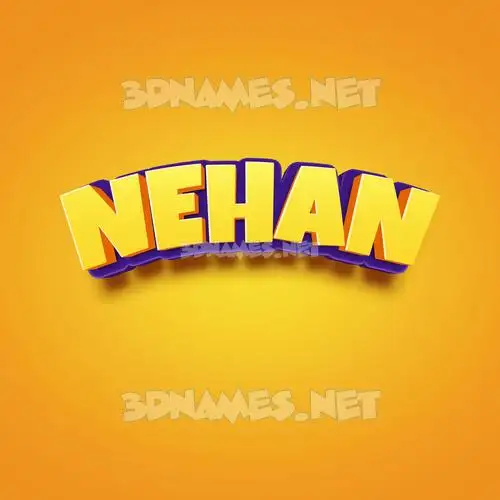 nehan in Orange Toon style - 3D name wallpaper nehan in Orange Toon style - 3D name wallpaper