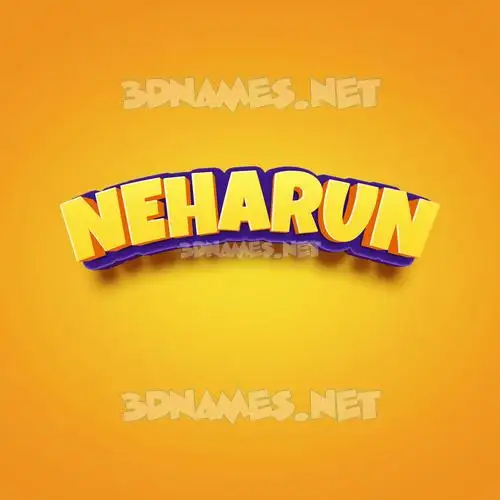 neharun in Orange Toon style - 3D name wallpaper neharun in Orange Toon style - 3D name wallpaper