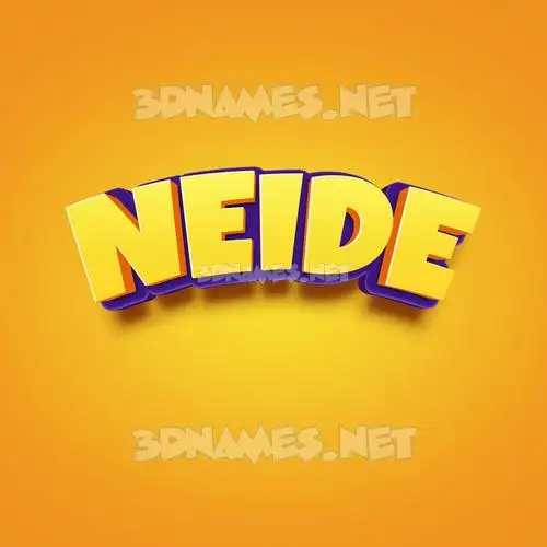 neide in Orange Toon style - 3D name wallpaper neide in Orange Toon style - 3D name wallpaper