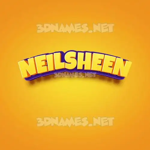 neilsheen in Orange Toon style - 3D name wallpaper neilsheen in Orange Toon style - 3D name wallpaper