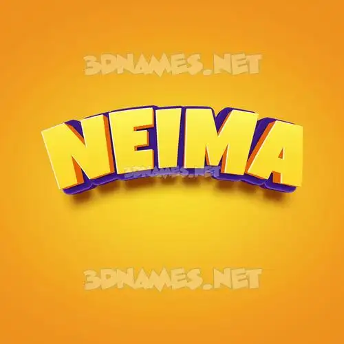 neima in Orange Toon style - 3D name wallpaper neima in Orange Toon style - 3D name wallpaper