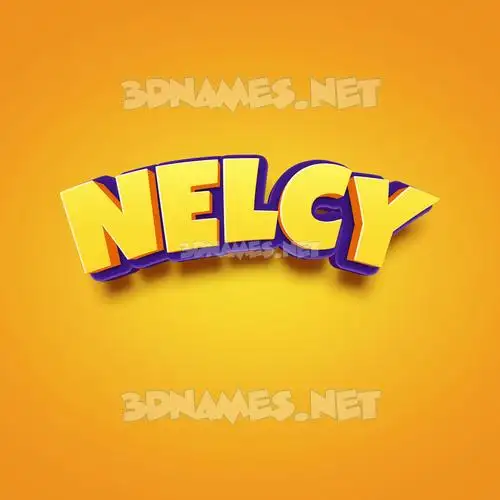nelcy in Orange Toon style - 3D name wallpaper nelcy in Orange Toon style - 3D name wallpaper