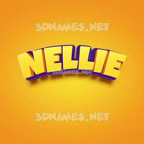 nellie in Orange Toon style - 3D name wallpaper nellie in Orange Toon style - 3D name wallpaper