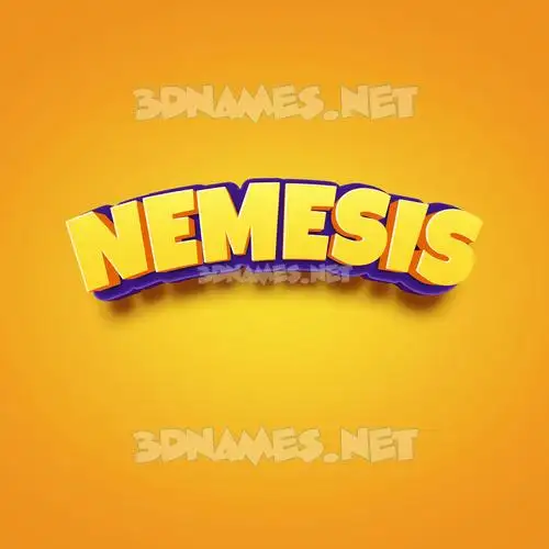 nemesis in Orange Toon style - 3D name wallpaper nemesis in Orange Toon style - 3D name wallpaper