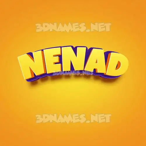 nenad in Orange Toon style - 3D name wallpaper nenad in Orange Toon style - 3D name wallpaper