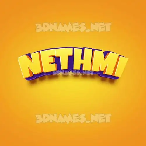 nethmi in Orange Toon style - 3D name wallpaper nethmi in Orange Toon style - 3D name wallpaper