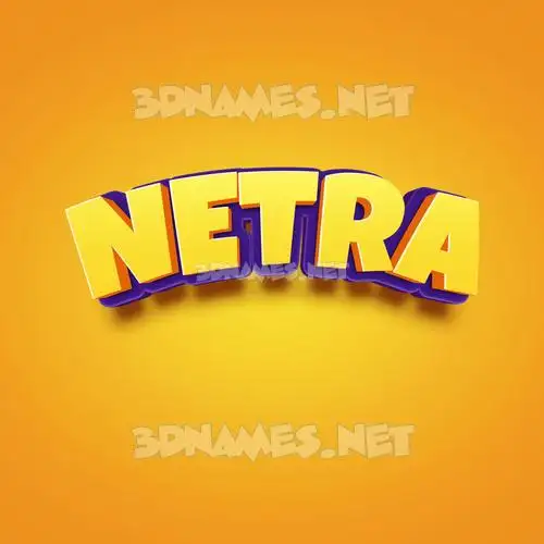 netra in Orange Toon style - 3D name wallpaper netra in Orange Toon style - 3D name wallpaper