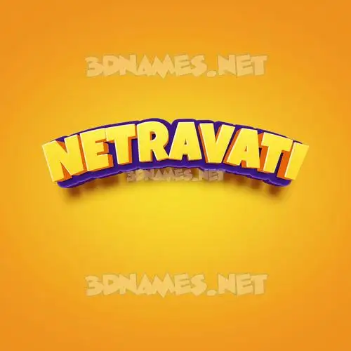 netravati in Orange Toon style - 3D name wallpaper netravati in Orange Toon style - 3D name wallpaper