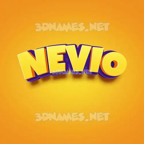 nevio in Orange Toon style - 3D name wallpaper nevio in Orange Toon style - 3D name wallpaper