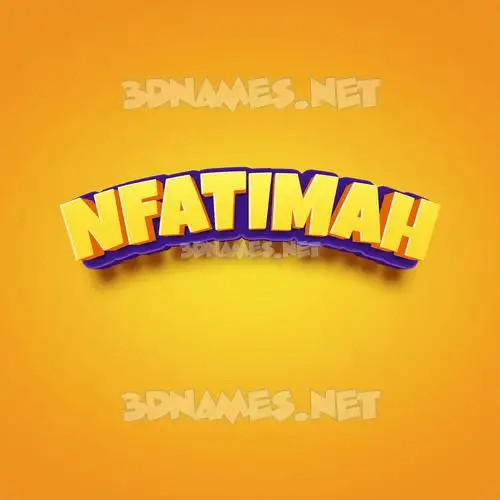 nfatimah in Orange Toon style - 3D name wallpaper nfatimah in Orange Toon style - 3D name wallpaper