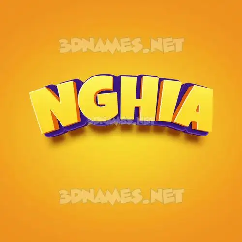 nghia in Orange Toon style - 3D name wallpaper nghia in Orange Toon style - 3D name wallpaper