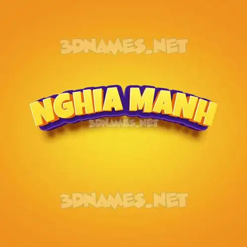 nghia manh in Orange Toon style - 3D name wallpaper nghia manh in Orange Toon style - 3D name wallpaper