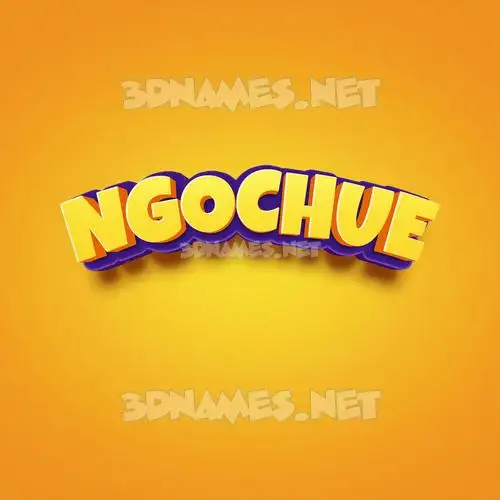 ngochue in Orange Toon style - 3D name wallpaper ngochue in Orange Toon style - 3D name wallpaper