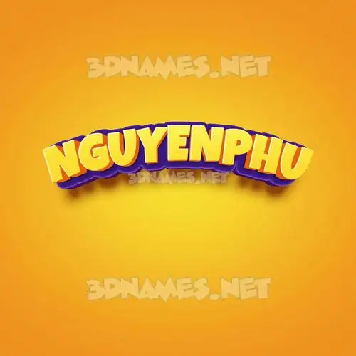 nguyenphu in Orange Toon style - 3D name wallpaper nguyenphu in Orange Toon style - 3D name wallpaper