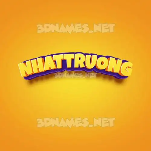 nhattruong in Orange Toon style - 3D name wallpaper nhattruong in Orange Toon style - 3D name wallpaper