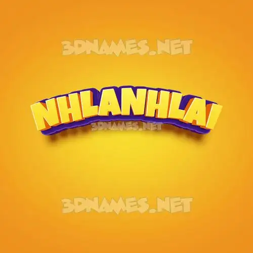 nhlanhlai in Orange Toon style - 3D name wallpaper nhlanhlai in Orange Toon style - 3D name wallpaper